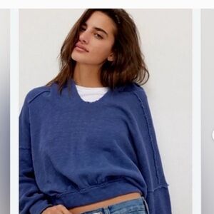 We The Free Atlas Hoodie Indigo Pura Size M NWT